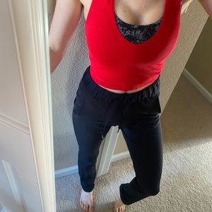 Crop halter top RED. size Small. Forever 21.
